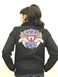 Lucky 13 True Blue Jacket Lucky 13 Winged Heart Ladies Jacket Small - XXL