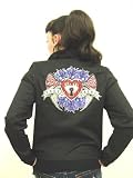 Lucky 13 True Blue Jacket Lucky 13 Winged Heart Ladies Jacket