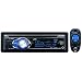 JVC KD-R300 30K Color-Illumination Single-DIN CD Receiver with Remote Control and J-Bus Expandability