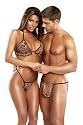 Exposed His and Hers CHEATAH G-String Bikini Set - For Fun loving Couples One Size Fits Most