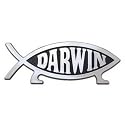 Darwin Fish refrigerator magnet