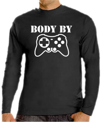 Touchlines Herren Langarm T-Shirt BODY BY, black, L, B4090