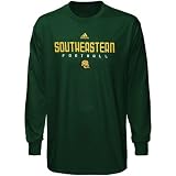 NCAA adidas Southeastern Louisiana Lions Green Sideline Long Sleeve T-shirt