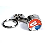 Mark Martin #6 NASCAR Solid Metal Piston Replica Key Chain