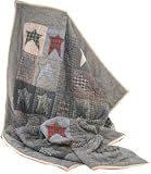 Quilted Wall Hanging - Folk Star - large