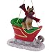German Shepherd Tan/Black Dog Sleigh Christmas Ornament
