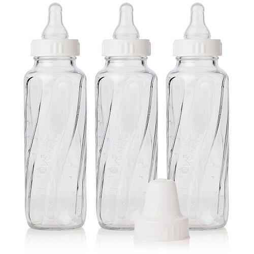 Evenflo 3 Pack Classic Glass Bottle, 8Ounce Encore Second Hand Baby