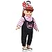 AOFUL 16 Inches Bitty Baby Doll's Clothes Jeans Wear Dress for American Girl Dolls