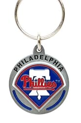 Philadelphia Phillies Zinc Team Logo Keychain
