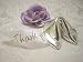 Silver Fortune Cookie Keepsake Box
