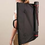 Black Canvas Backpack Artist Portfolio Carrying Case 23x27 Inch