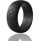 Kauai - silicone wedding ring, Lifetime Warranty - (Pro-Athletic Series) Designed for Comfort and Practical for Fitness Exercise, Weight Lifting/Training, Running, Rubber Ring, Silicone Wedding Band