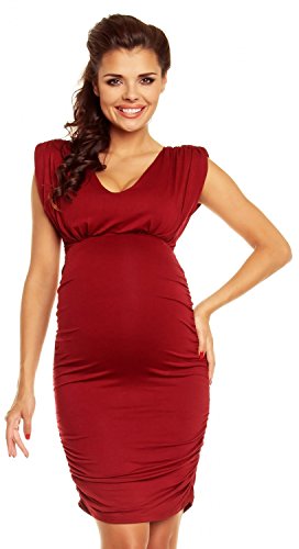 Zeta Ville Women's - Maternity Dress - Generous in Shoulders - Sleeveless - 525c