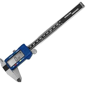 Neiko Pro-Quality 6" Inch Digital Caliper Stainless Steel LCD Measuring Tool - Metrics/SAE/Inch-Fractions