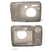Sony Cyber-shot DSC-W70 FlexiSkin - The Soft Low-Profile Case (Smoke Grey)