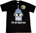 Futurama: Bender Ctl Alt Shift Kill T Shirt