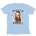 A-Team Mr. T Shut up Fool Light Blue T-Shirt Tee