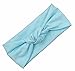 ZHW Baby Girl's Cotton Turban Headband Hair Flower Hairband 7 pack