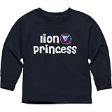 NCAA Loyola Marymount Lions Toddler Princess Long Sleeve T-Shirt - Navy Blue (3T)