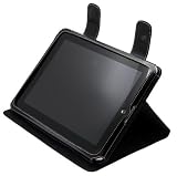 Original MTT Ledertasche - Exklusive Book-Style Tasche Case fuer Apple iPad 16GB / 32GB / 64GB Wi-Fi oder fuer 3G Wi-Fi Versionen - (mit Standfunktion) in der Farbe Schwarz - 17 Weitere Farben verfuegbar