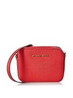 Michael Kors Bandolera Jet Set Travel Saffiano Crossbody (Rojo)