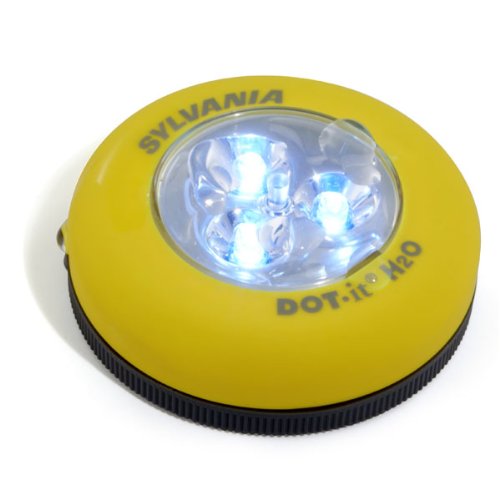 Buy Sylvania DOT-it H2O Battery Powered Waterproof LED Light, Yellow online at Discounted New and Used prices. Delivered to your door with Off-The-Bookshelf.