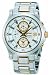 Seiko Men's Premier Alarm Chronograph Watch # SNA586P1 SNA586