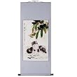 Handmade "Two Kittens" Scroll Wall Art Painting