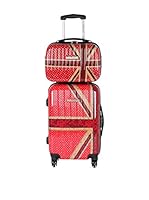 Lollipops Set Trolley rígido + neceser (Rojo)