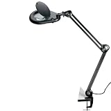 SLIM MAGNIFIER LAMP BLK
