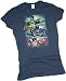 Action Frames - Green Lantern - Batman - Superman -- Justice League Crop Sleeve Fitted Juniors T-Shirt