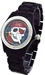 Biker Skulls Men's Gun Color Bling Bling Skull Pirate Watch Model PJ-1005