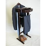 Clothes Valet For Men- Dark Walnut