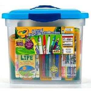 Crayola Colossal Creativity Collection With Over 100 Total Crayons, Markers and Colored... by