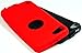 BasTexWireless Bastex Hybrid Armor Case for Apple iPod Touch 5, 5th Generation - Red Silicone Skin / Black Hard [Compatible with iPod Touch 6]