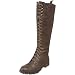 Wanted Shoes Women's Akira Knee-High Boot,Brown,6 M US