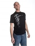 Men's Long Road Ahead Tee (Black/Silver) - Size Large