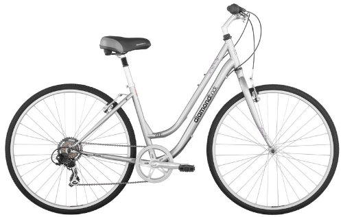 Diamondback Women's 2012 Vital One  Sport Hybrid Bike (Silver, 15-Inch/ Small)