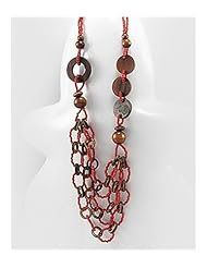 Red Plastic Necklace