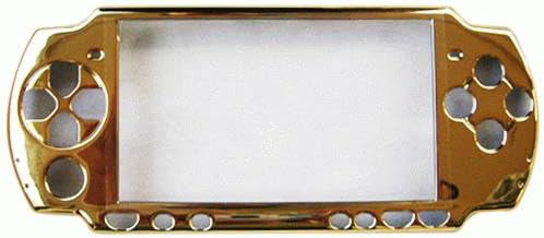Gold Front Faceplate LCD Cover for Sony PSP 2000