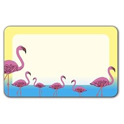 Pink Flamingoes - Adhesive Labels