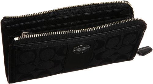 coach wallets zipper
