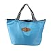 Sandistore Waterproof Portable Picnic Insulated Food Storage Box Tote Lunch Bag (Blue)