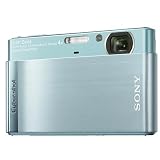 Sony DSC-T90L Digitalkamera (12 Megapixel, 4-fach opt. Zoom, 7,6 cm (3 Zoll) Display, Bildstabilisator) blau - 