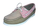 AMERICAN Premium Water Resistant Leather 2 Eye Handsewn Multi Color Olive, Light Pink, Beige Men Boat Shoe