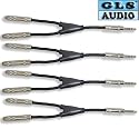 4 Y Cable Splitter 1/4" M to Dual F GLS Audio