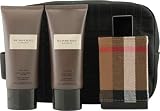 Burberry London by Burberry for Men. Set-Eau De Toilette Spray 3.3-Ounces & Aftershave Balm 3.3-Ounces & All Over Shampoo 3.3-Ounces & Travel Case