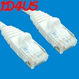WHITE 100FT CAT5 CAT5e RJ45 PATCH ETHERNET NETWORK CABLE 100 FT (Electronics)
