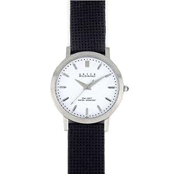ANTON RUSANO Men's Stainless Steel Round Faced Swiss Quartz Watch with White Dial. Model: AR-1038M