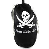 Sac marin polochon "Pirate" noir